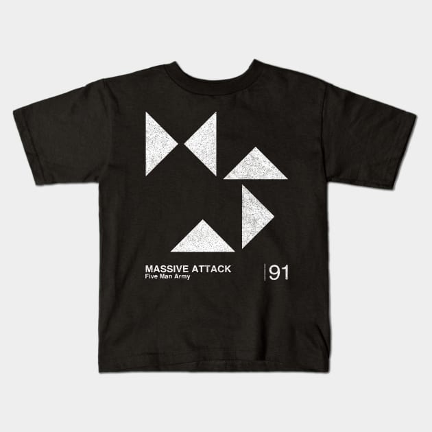 Five Man Army  / Minimalist Graphic Artwork Design Kids T-Shirt by saudade